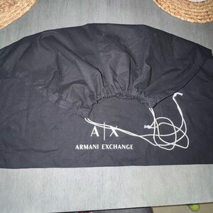 Armani Exchange Black Logo Dust Bag